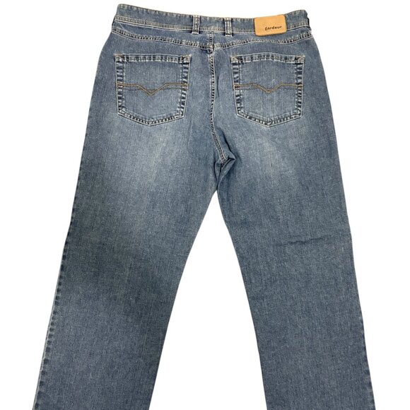 Atelier Gardeur Blue Jeans Pants Mens Size 34x32 Regular Fit - Picture 7 of 7